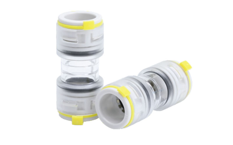 Flame Resistant Microduct Straight Connector